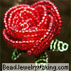 BeadJewelryMaking Beaded Rose